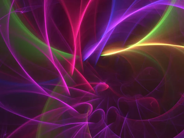 Фіолетовий Абстрактний Фрактальний Фон Ілюстрація Рендеринга — стокове фото