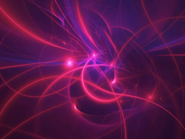 Purple Abstract Fractal Background Rendering Illustration Royalty Free Stock Images