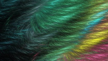 kaotik fraktal arka plan 3d render illüstrasyon soyut