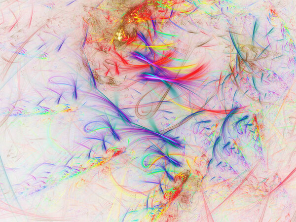 абстрактный хаотический фрактальный фон
