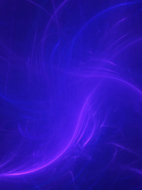 Mavi Soyut Fraktal arka plan 3d render illüstrasyon