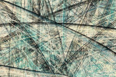 kaotik fraktal arka plan 3d render illüstrasyon soyut