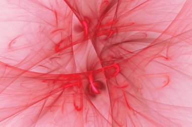 kaotik fraktal arka plan 3d render illüstrasyon soyut