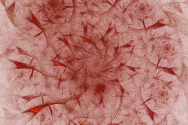 kaotik fraktal arka plan 3d render illüstrasyon soyut