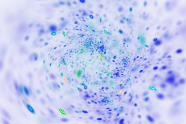 kaotik fraktal arka plan 3d render illüstrasyon soyut