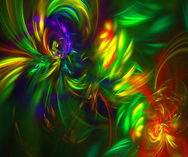 Abstrakte Chaotische Fraktale Hintergrund Darstellung — Stockfoto