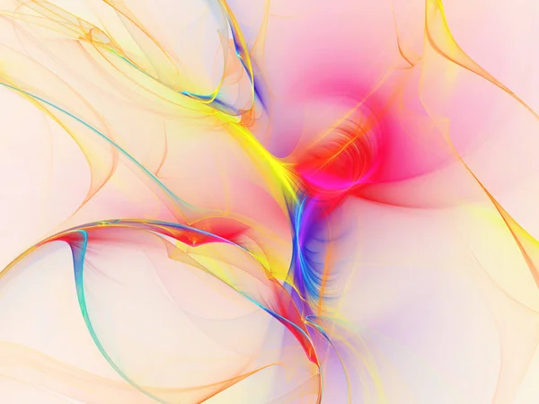 kaotik fraktal arka plan 3d render illüstrasyon soyut