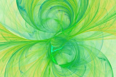 kaotik fraktal arka plan 3d render illüstrasyon soyut