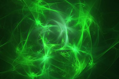 kaotik fraktal arka plan 3d render illüstrasyon soyut