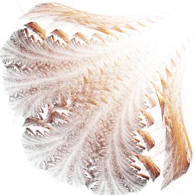 kaotik fraktal arka plan 3d render illüstrasyon soyut