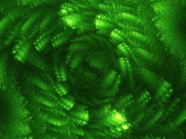 kaotik fraktal arka plan 3d render illüstrasyon soyut