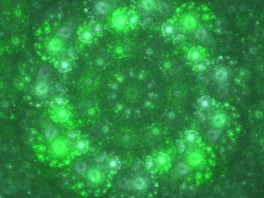 kaotik fraktal arka plan 3d render illüstrasyon soyut