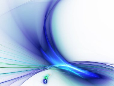 kaotik fraktal arka plan 3d render illüstrasyon soyut