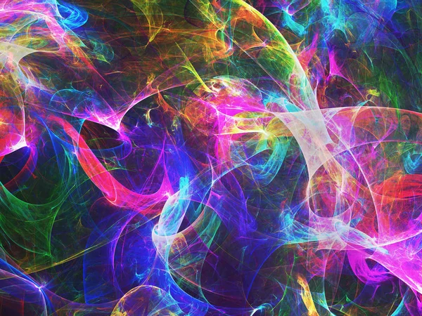 kaotik fraktal arka plan 3d render illüstrasyon soyut