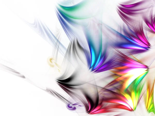 kaotik fraktal arka plan 3d render illüstrasyon soyut