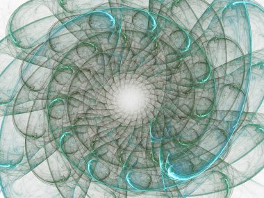 kaotik fraktal arka plan 3d render illüstrasyon soyut