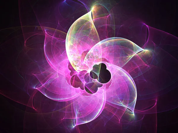 kaotik fraktal arka plan 3d render illüstrasyon soyut