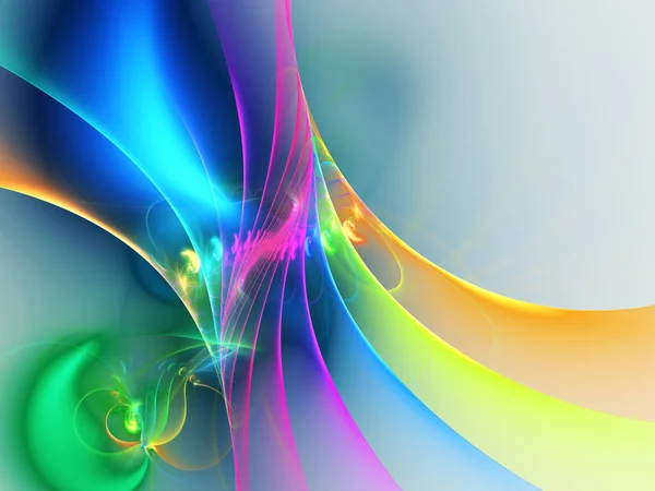 kaotik fraktal arka plan 3d render illüstrasyon soyut