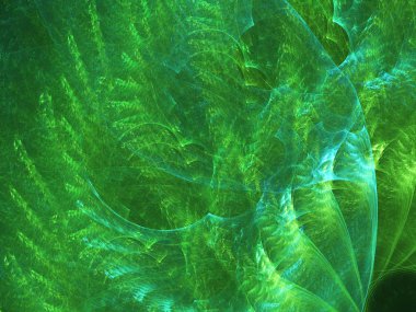 kaotik fraktal arka plan 3d render illüstrasyon soyut