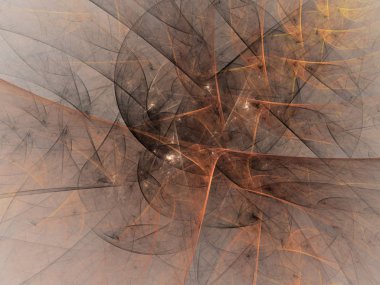 kaotik fraktal arka plan 3d render illüstrasyon soyut