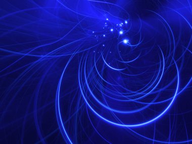 kaotik fraktal arka plan 3d render illüstrasyon soyut