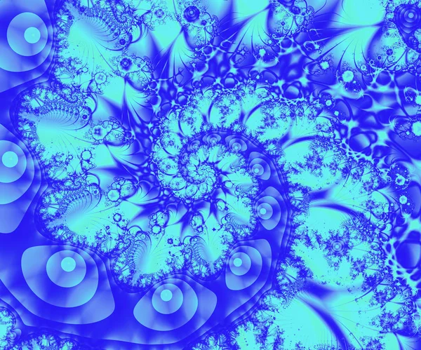 Abstract Chaotic Fractal Background Rendering Illustration — Stock Photo, Image