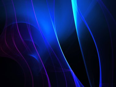 kaotik fraktal arka plan 3d render illüstrasyon soyut