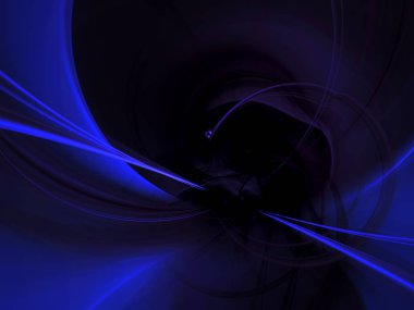 kaotik fraktal arka plan 3d render illüstrasyon soyut