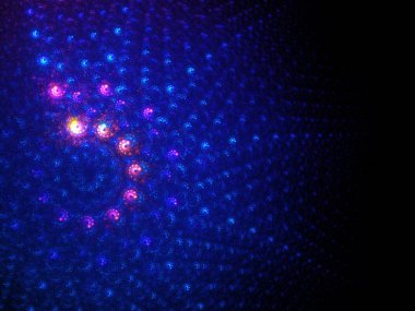 kaotik fraktal arka plan 3d render illüstrasyon soyut