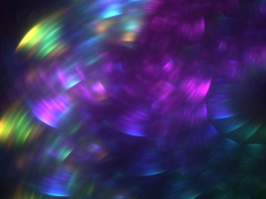 kaotik fraktal arka plan 3d render illüstrasyon soyut