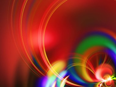 kaotik fraktal arka plan 3d render illüstrasyon soyut