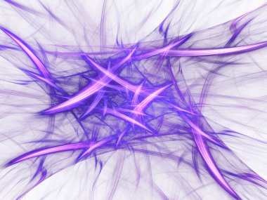 kaotik fraktal arka plan 3d render illüstrasyon soyut