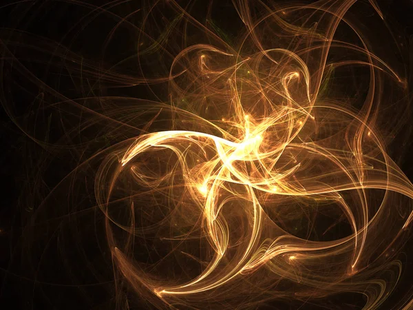 kaotik fraktal arka plan 3d render illüstrasyon soyut