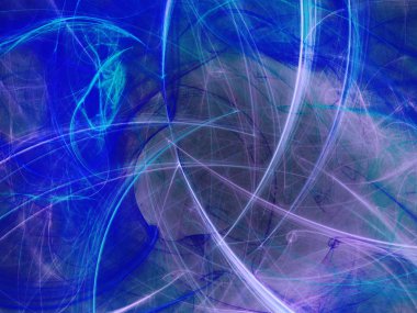 kaotik fraktal arka plan 3d render illüstrasyon soyut