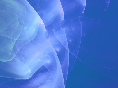 kaotik fraktal arka plan 3d render illüstrasyon soyut