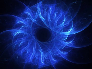 kaotik fraktal arka plan 3d render illüstrasyon soyut