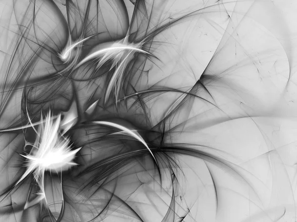 Abstracte Chaotische Fractal Achtergrond Rendering Illustratie — Stockfoto