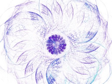 mor soyut fraktal arkaplan 3d oluşturma