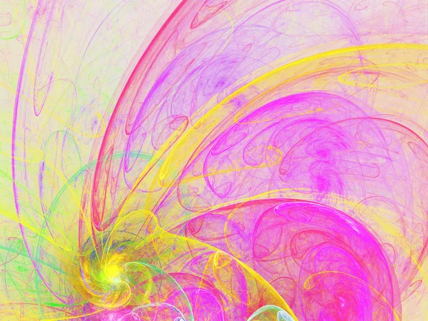 Roxo Abstrato Fractal Fundo Renderização — Fotografia de Stock