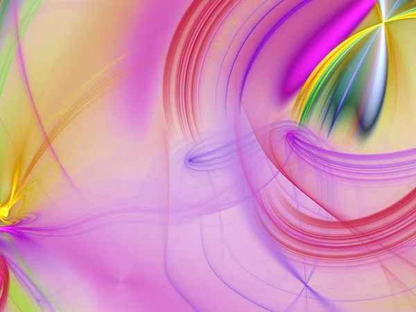Фіолетовий Абстрактний Фрактальний Фон Візуалізація — стокове фото