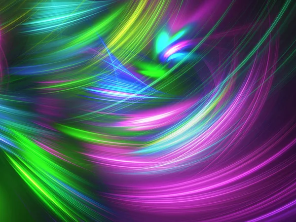 Purple Abstract Fractal Background Rendering — Stock Photo, Image