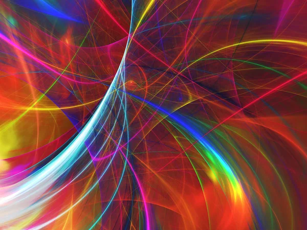 kırmızı soyut fraktal arkaplan 3d oluşturma