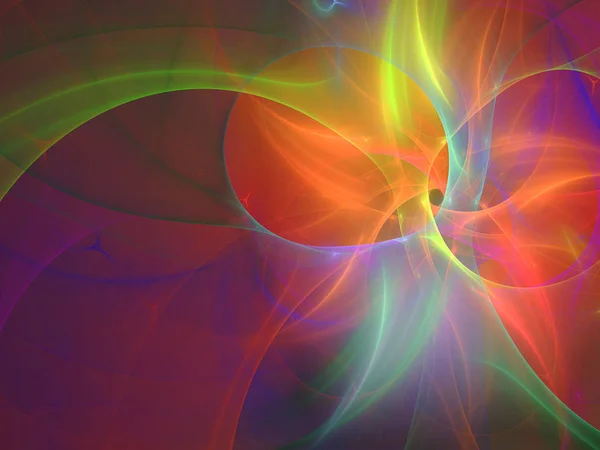 Abstract Chaotic Fractal Background Rendering — Stock Photo, Image