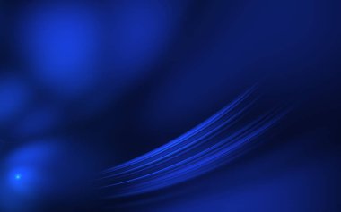 mavi soyut fraktal arkaplan 3d oluşturma