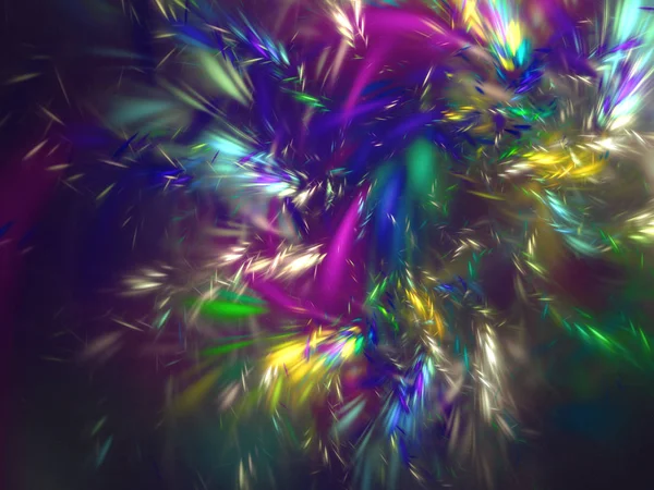 purple abstract fractal background 3d rendering
