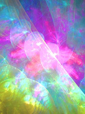 mor soyut fraktal arkaplan 3d oluşturma