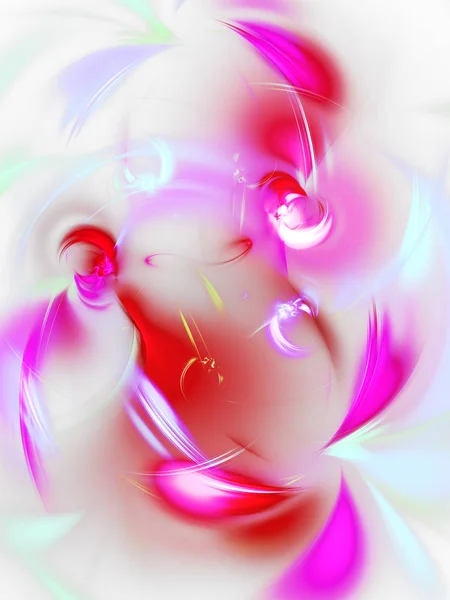 Фиолетовый Абстрактный Фрактальный Фон Рендеринг — стоковое фото