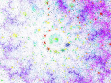 mor soyut fraktal arkaplan 3d oluşturma