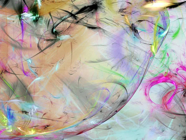 Abstrakt kaotisk fraktal bakgrund 3d rendering illustration — Stockfoto