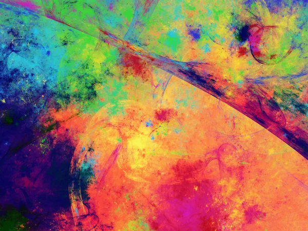 kaotik fraktal arka plan 3d render illüstrasyon soyut